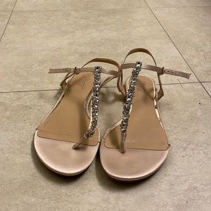JEWEL BADGLEY MISCHKA Natalie Evening Flat Sandal